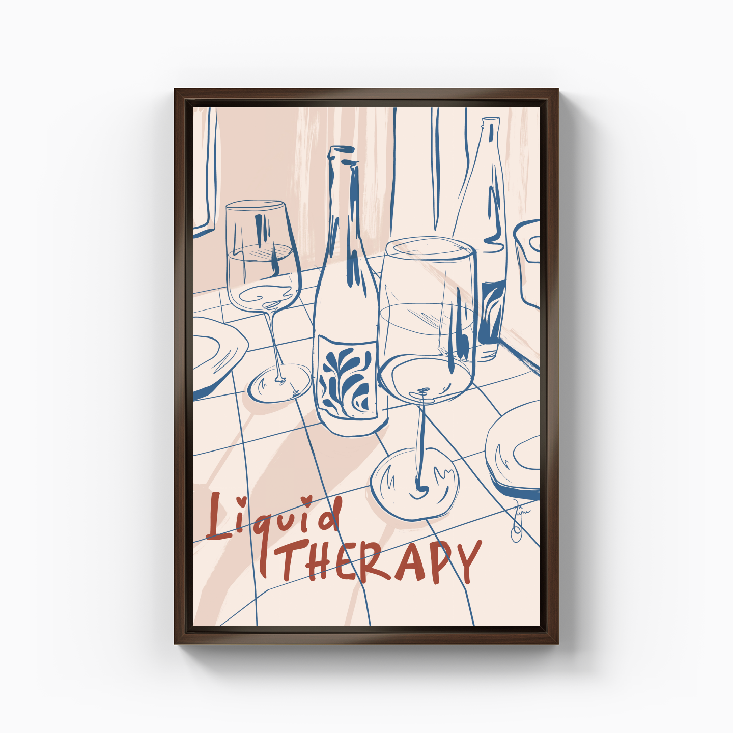 Liquid Therapy - Kanvas Tablo