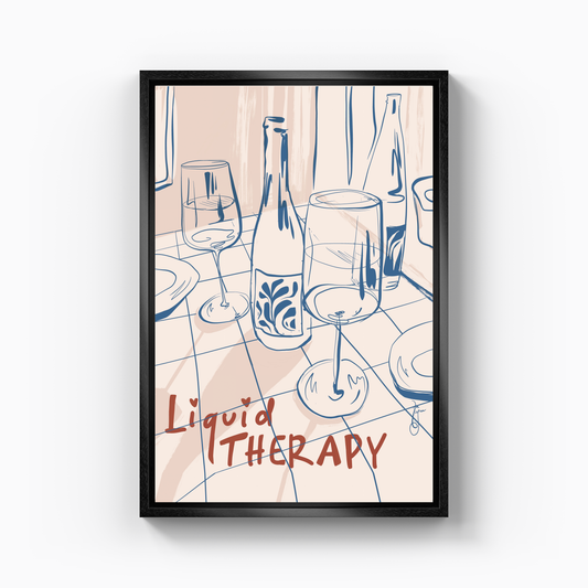 Liquid Therapy - Kanvas Tablo
