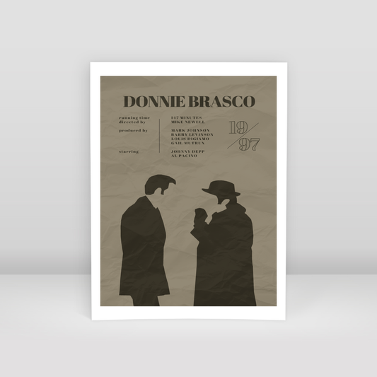 Donnie Brasco Minimalist Poster - Art Print