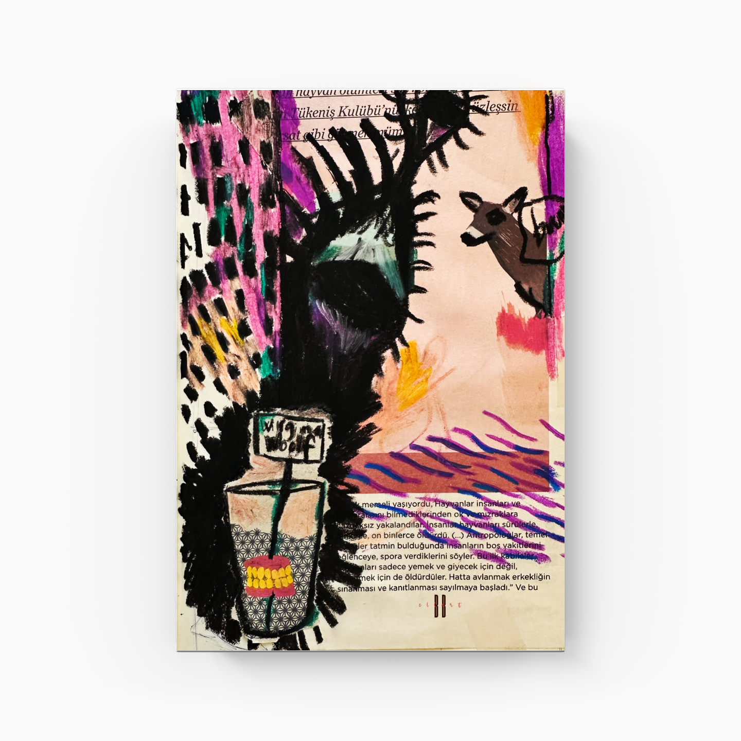 Oil pastel1 - Canvas Painting