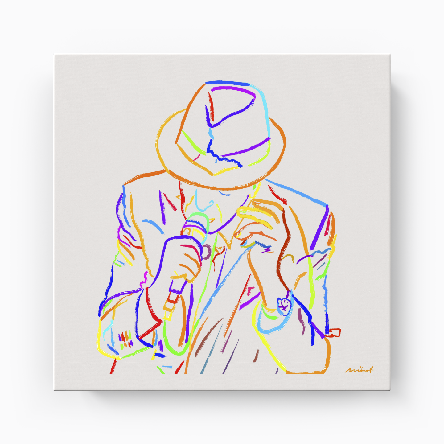 Leonard Cohen - Kanvas Tablo