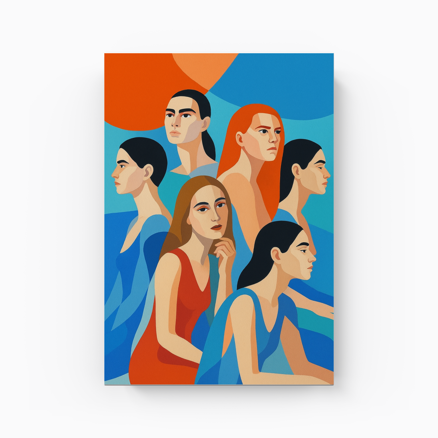 Bütün Kızlar Toplandık - Kanvas Tablo