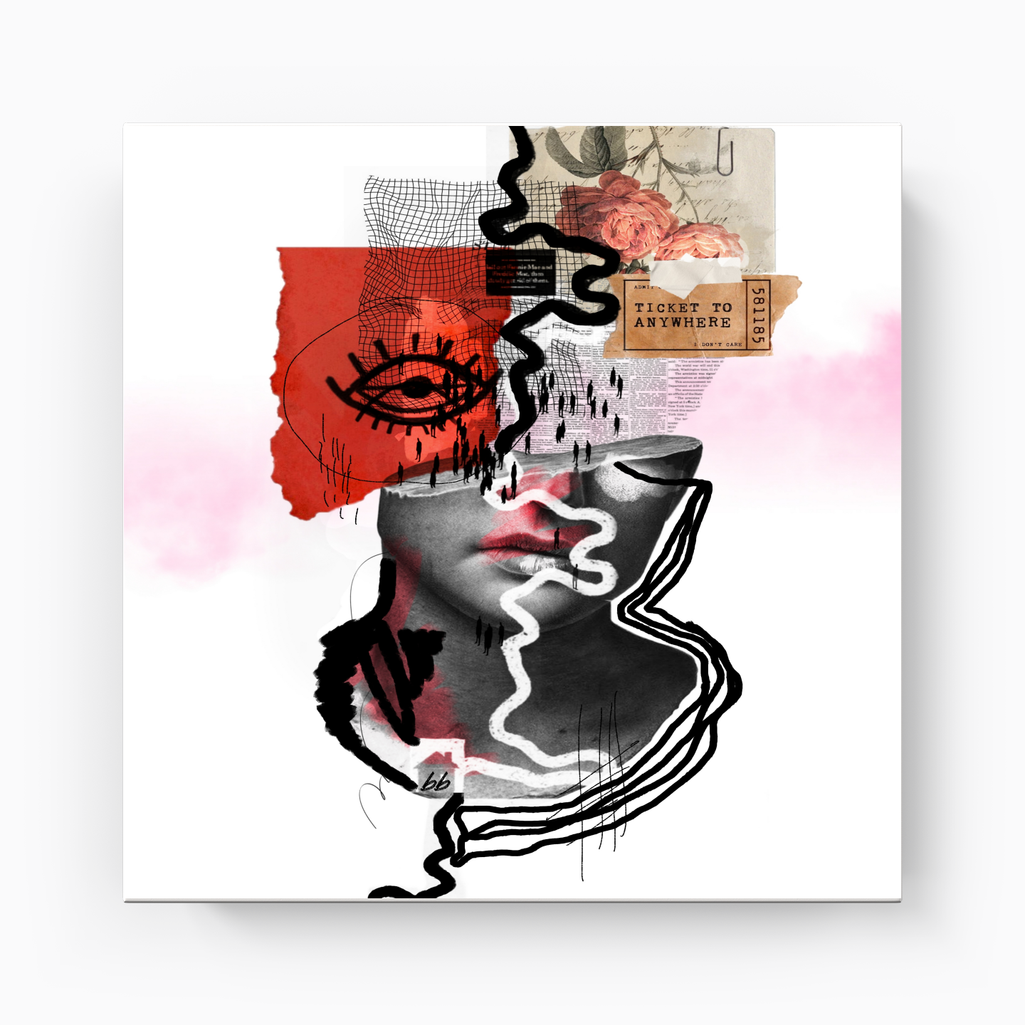 inwardness - Kanvas Tablo