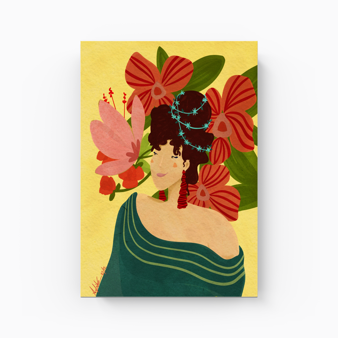 Wildflower - Kanvas Tablo