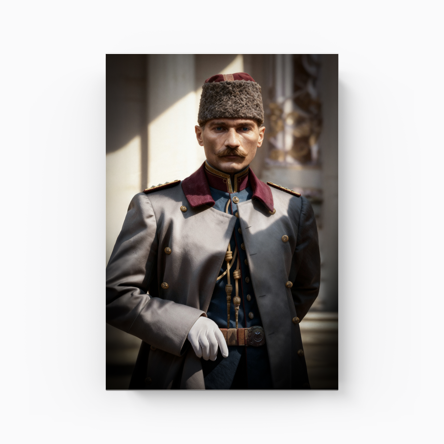 Kolağası Mustafa Kemal, 1910 - Kanvas Tablo