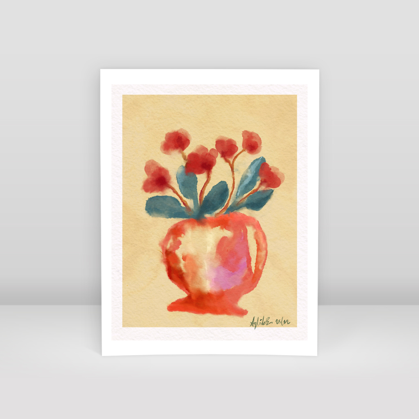 Watercolorfloral - Art Print