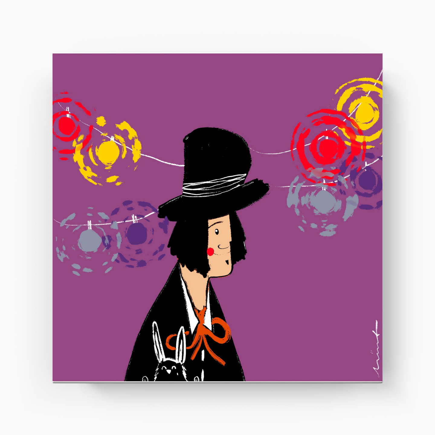 lost in the light - Canvas Print