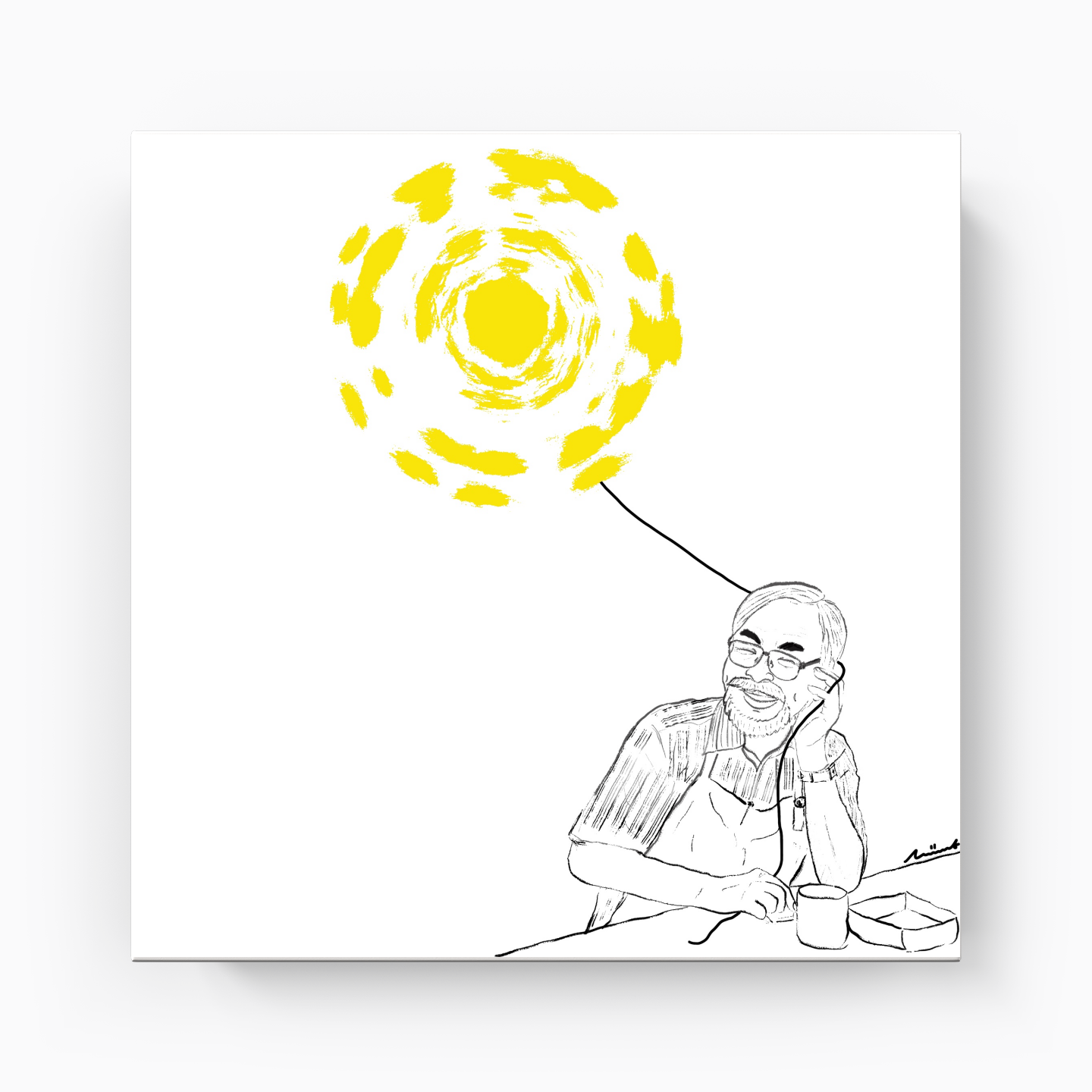 Hayao Miyazaki - Kanvas Tablo