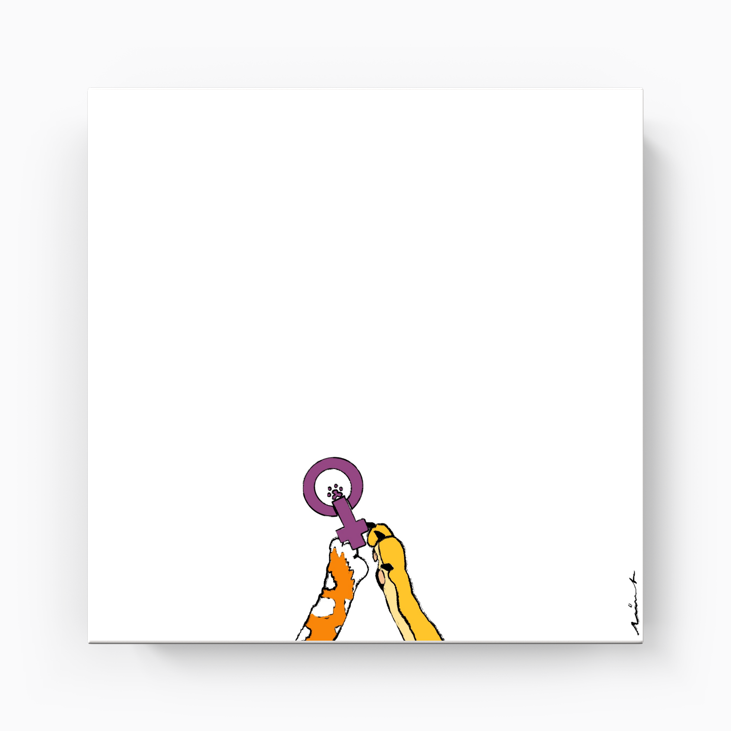 Little Friends - Kanvas Tablo