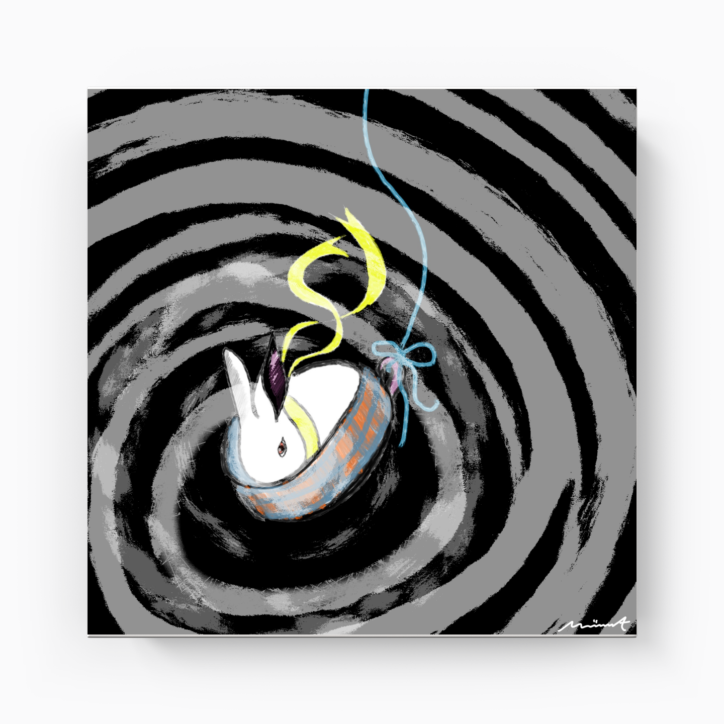 White Rabbit - Canvas Print