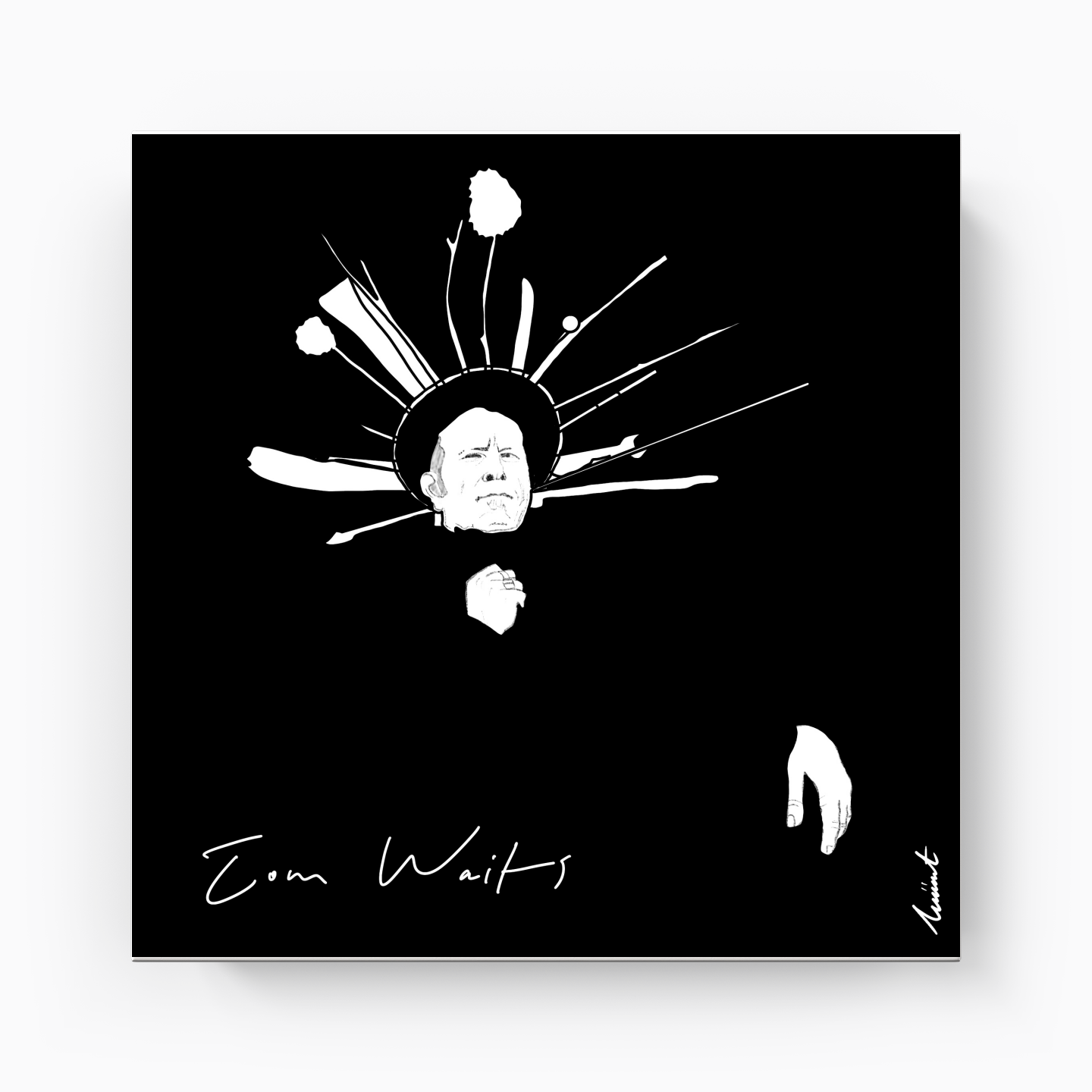 Tom Waits - Canvas Print