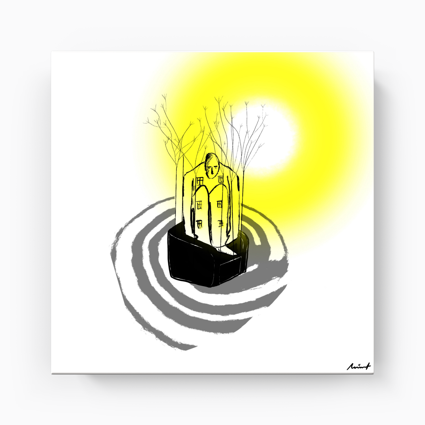 four corners - Kanvas Tablo