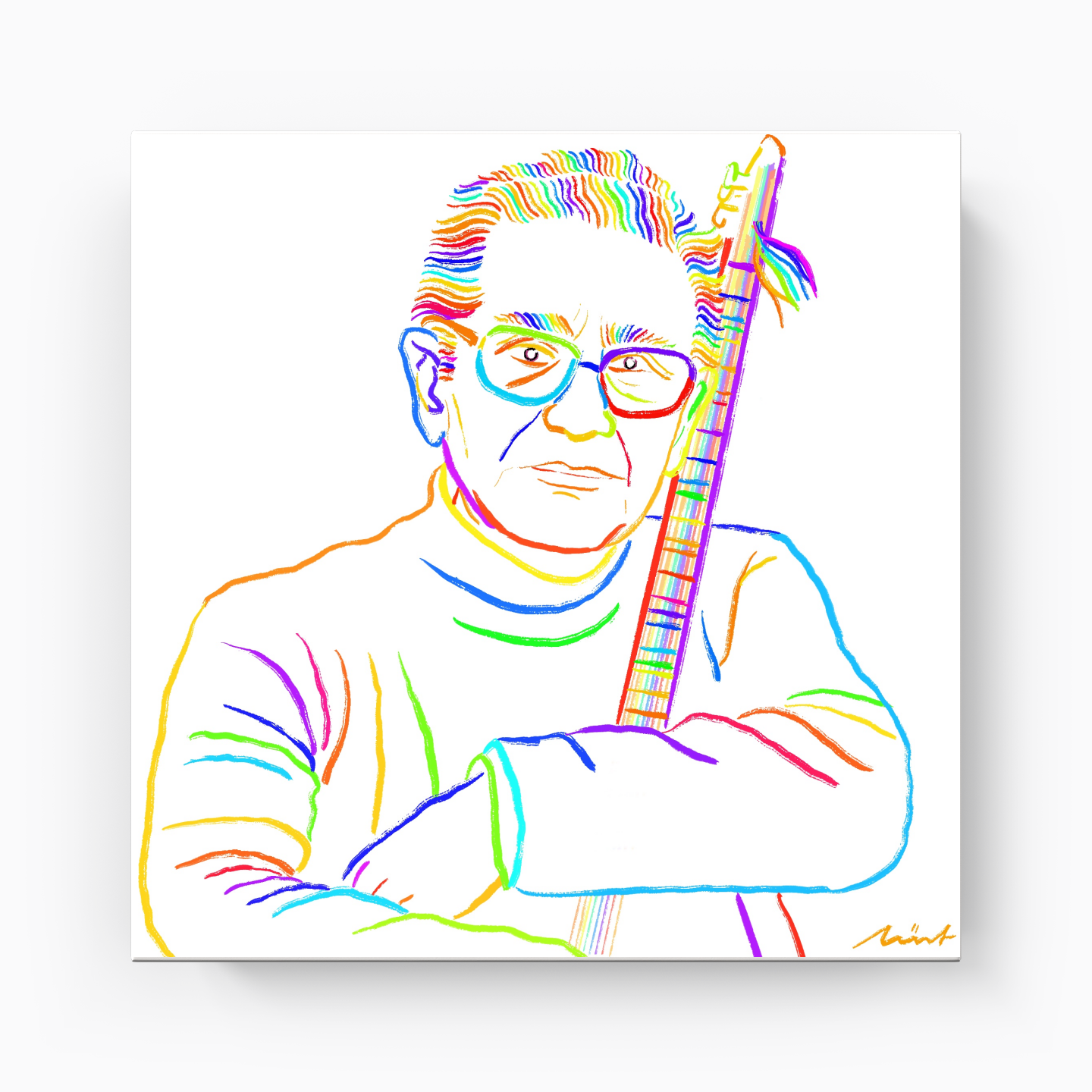 Ruhi Su - Kanvas Tablo