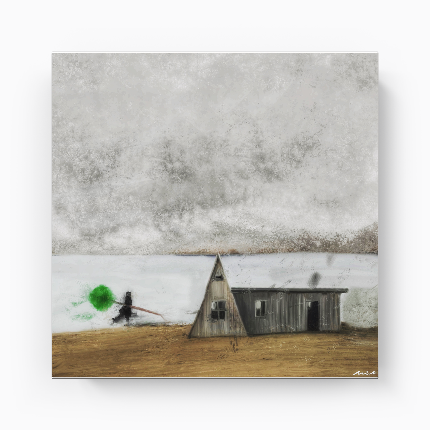 dusty road - Kanvas Tablo