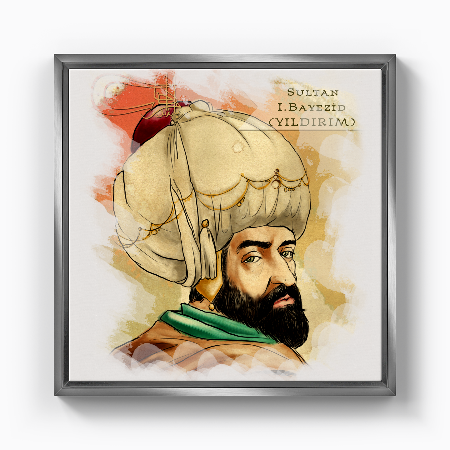 Ottoman Sultan - Kanvas Tablo
