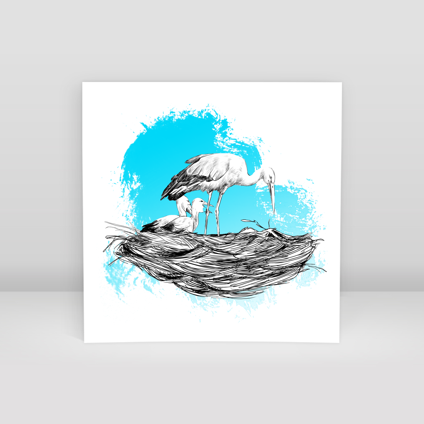 Stork's Nest - Art Print
