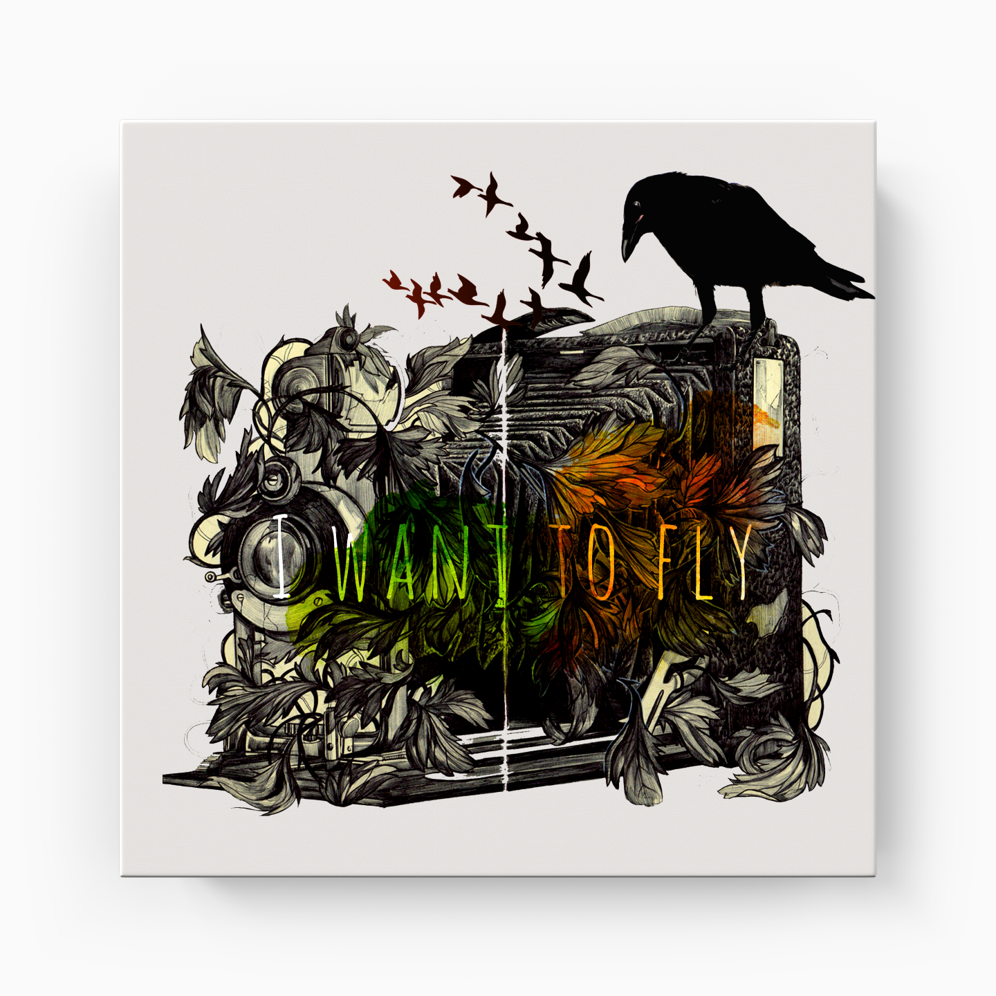 Flying - Canvas Print