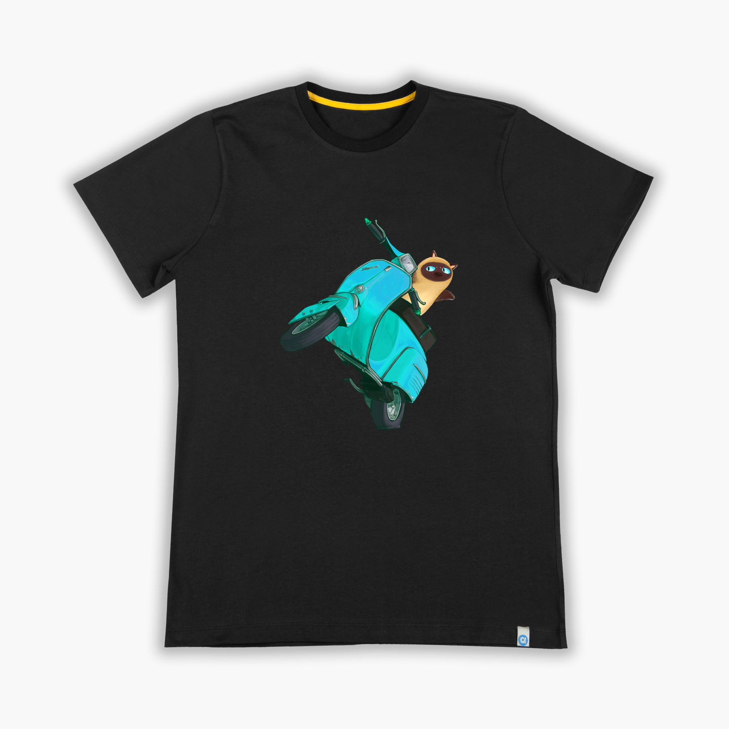 Vespa Loving Cat - T-Shirt