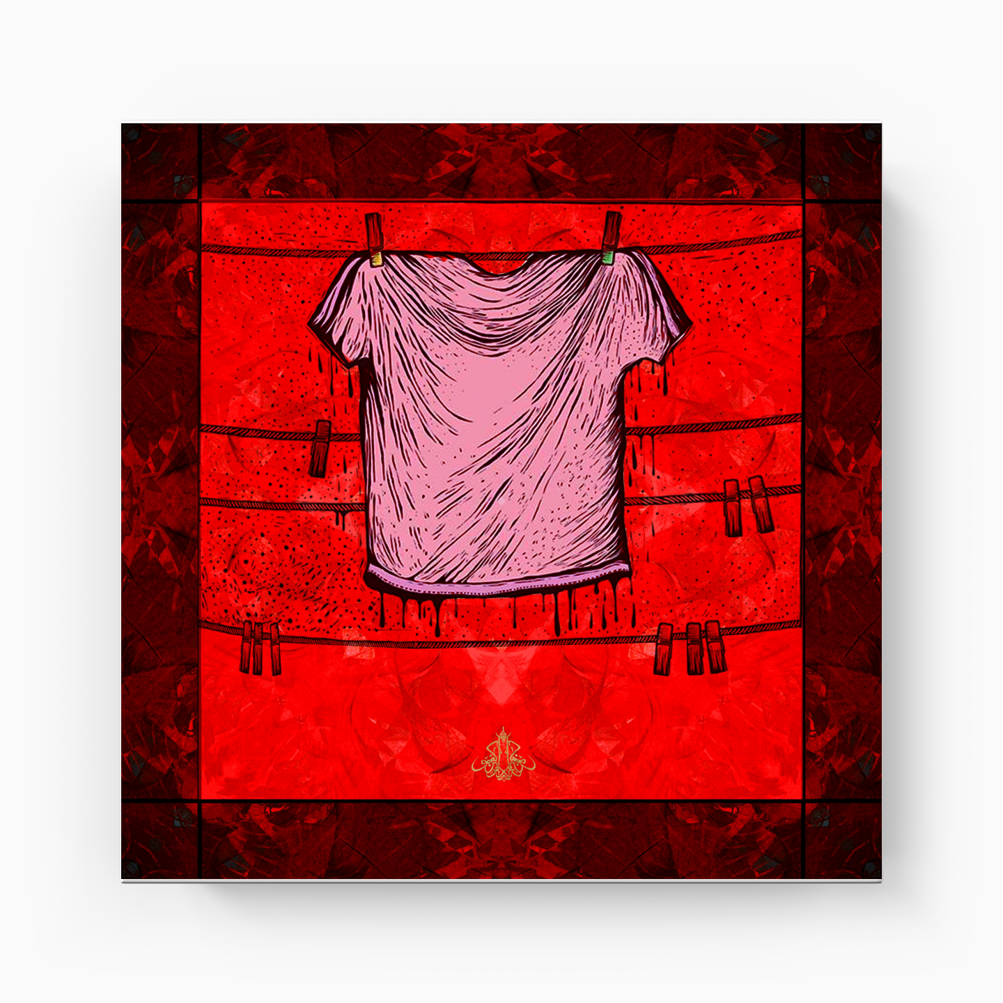 Asthma Laundry - Canvas Print