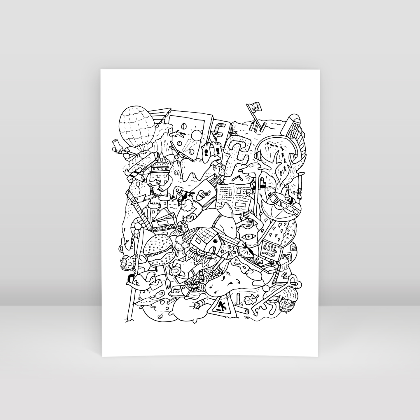 doodle dream - Art Print