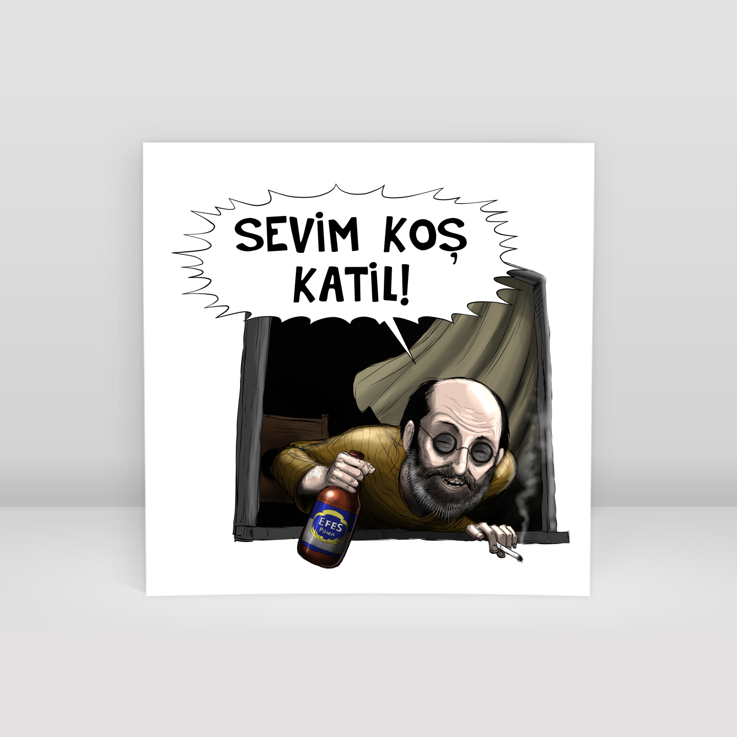 my name is cemil - Art Print