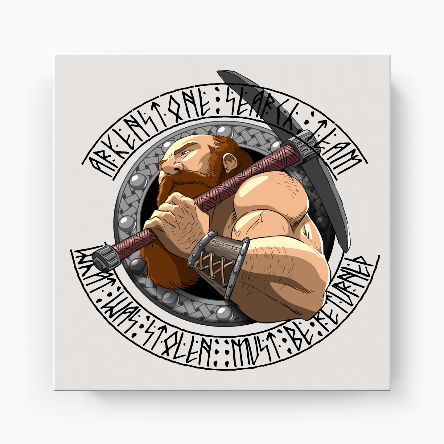 dwarves mining ltd - Canvas Print