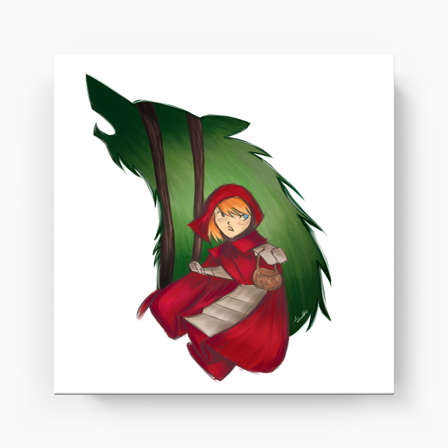 RED RIDING RIDING RIDING - Canvas Painting