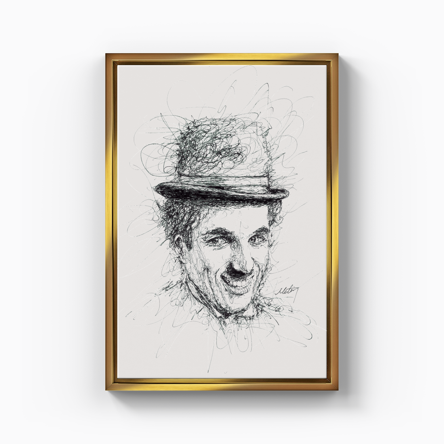 Charlie Chaplin - Kanvas Tablo