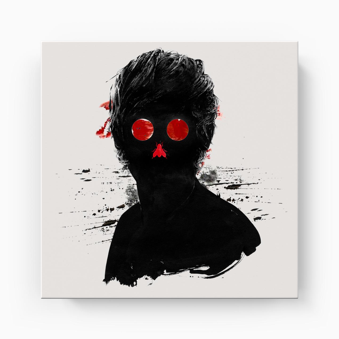 red eyed - Canvas Print