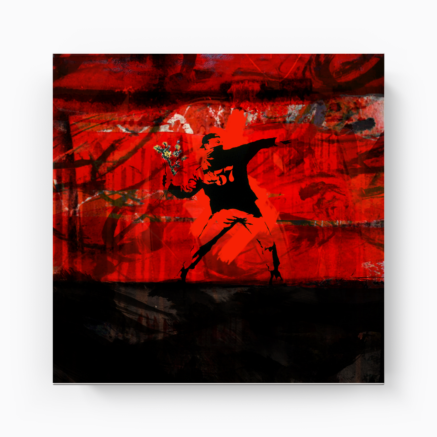 Urbaine Stencil diren - Kanvas Tablo