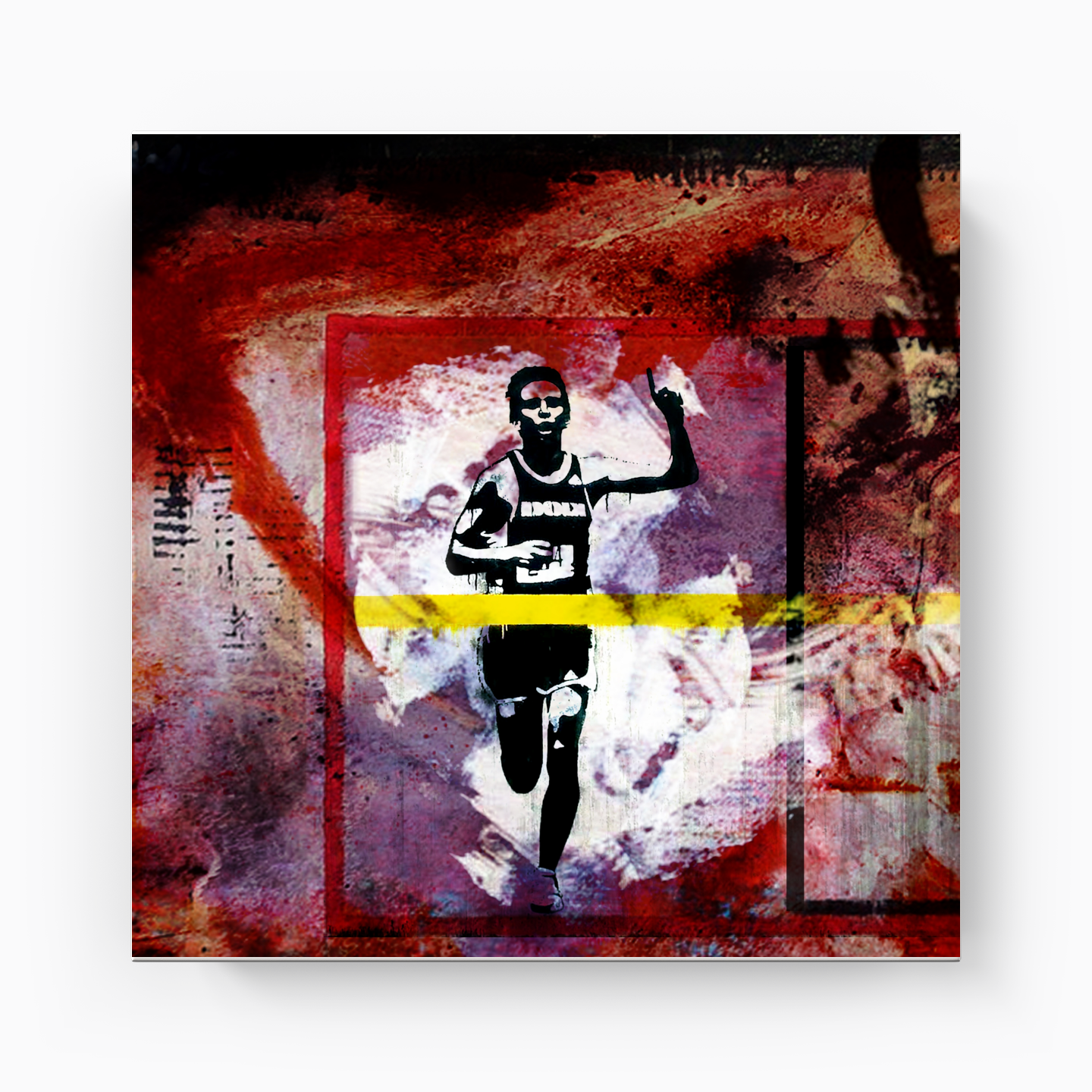 Urbaine Stencil 10 - Canvas Print