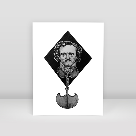 poe and pendulum - Art Print
