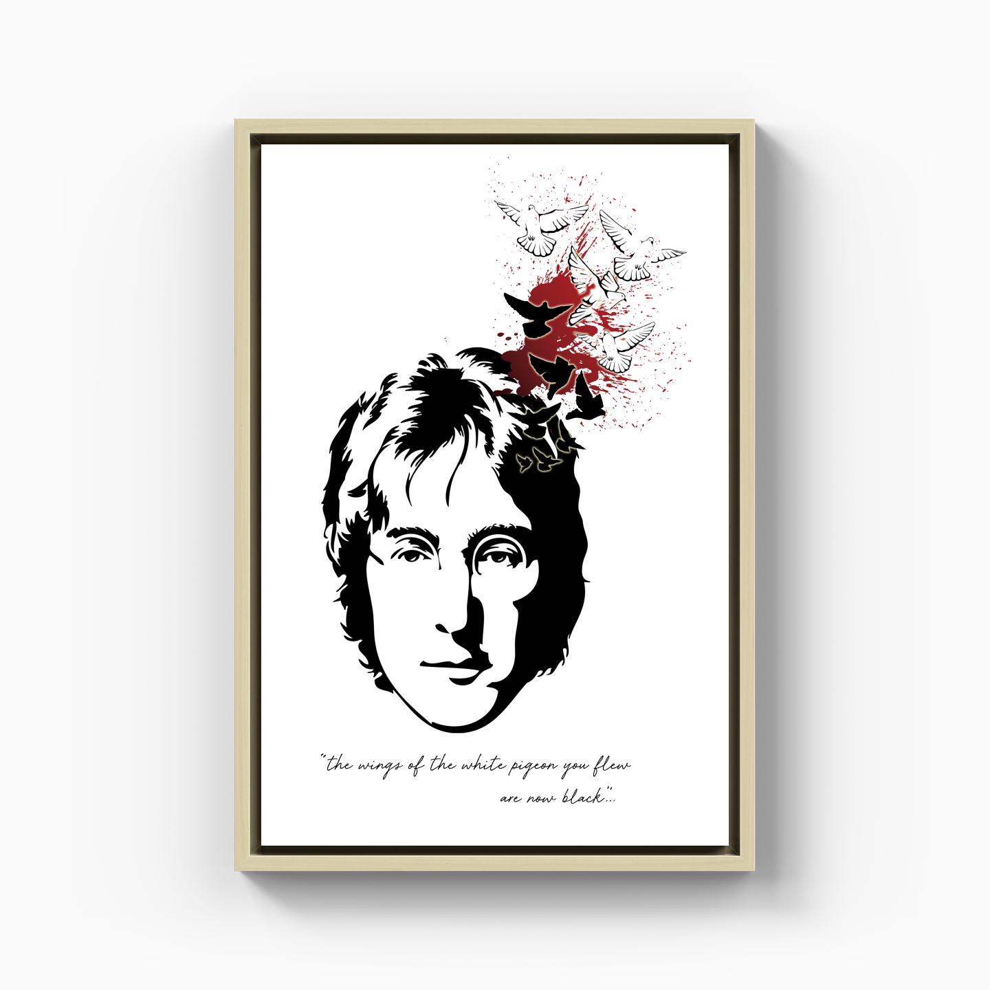 John Lennon 1980 - Kanvas Tablo
