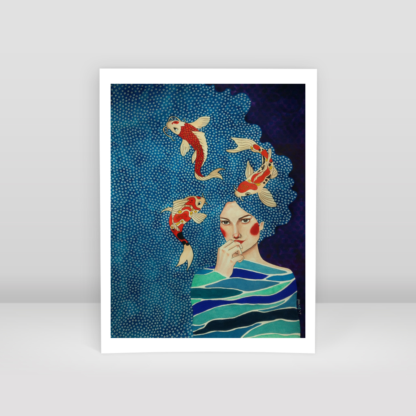 dont you set those lonely eyes on me - Art Print