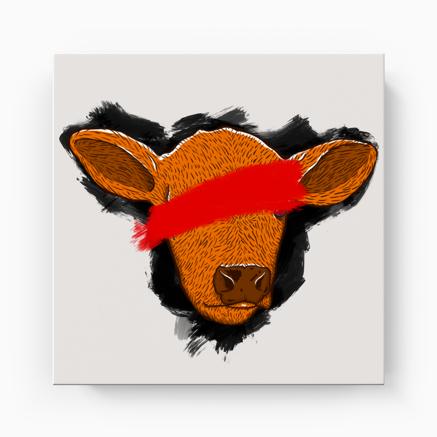 Problemo Cowy - Canvas Print