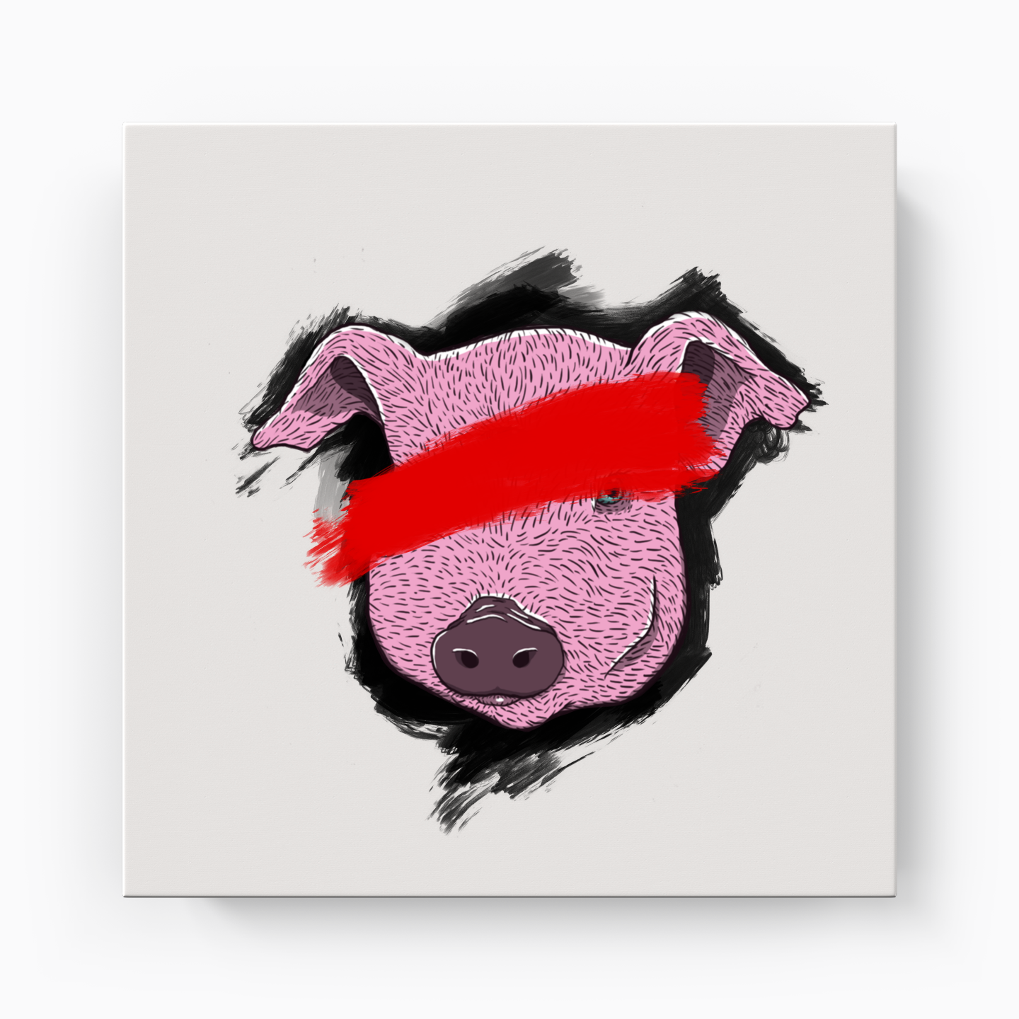 Problemo Piggy - Canvas Print