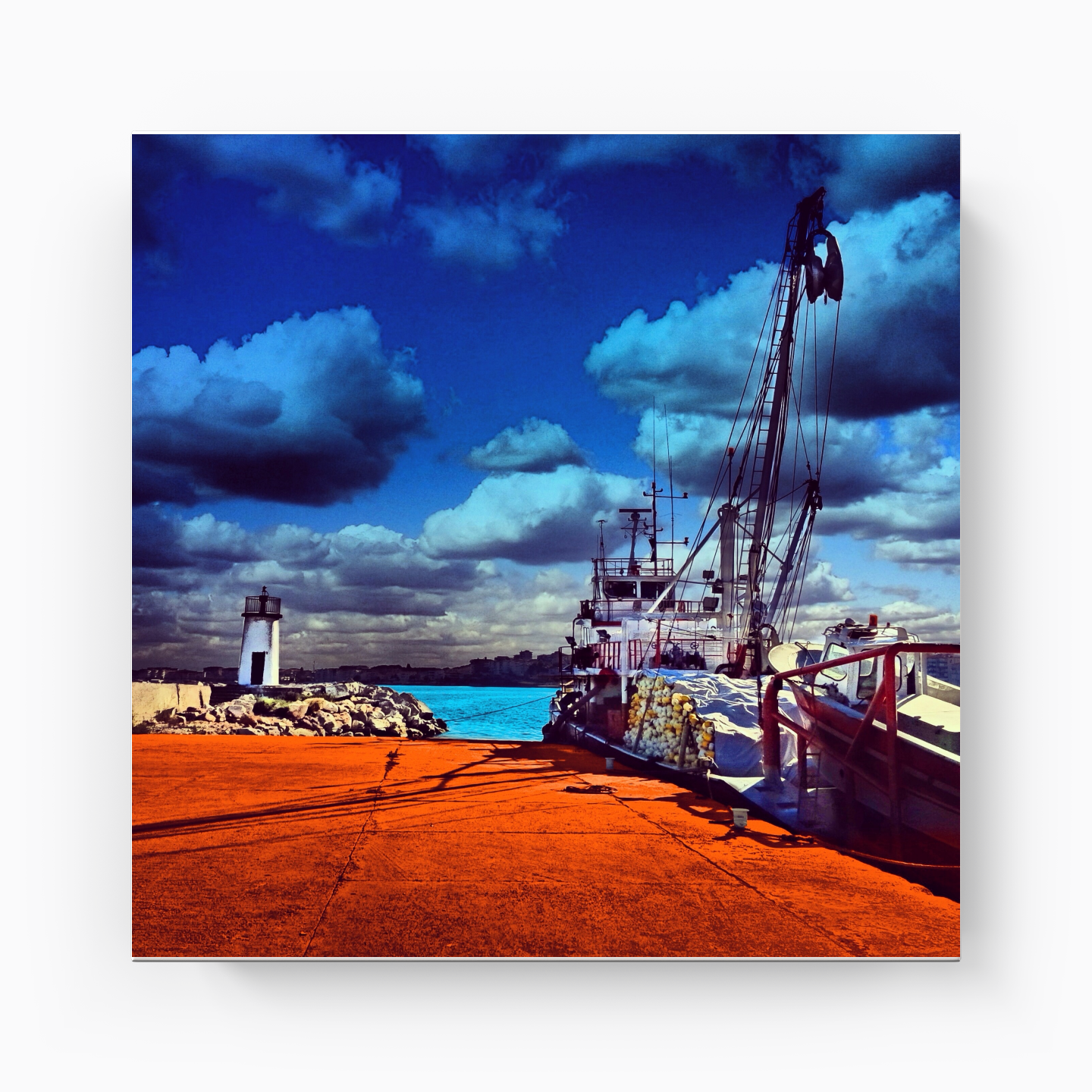 Fishing Boat - Canvas Painting