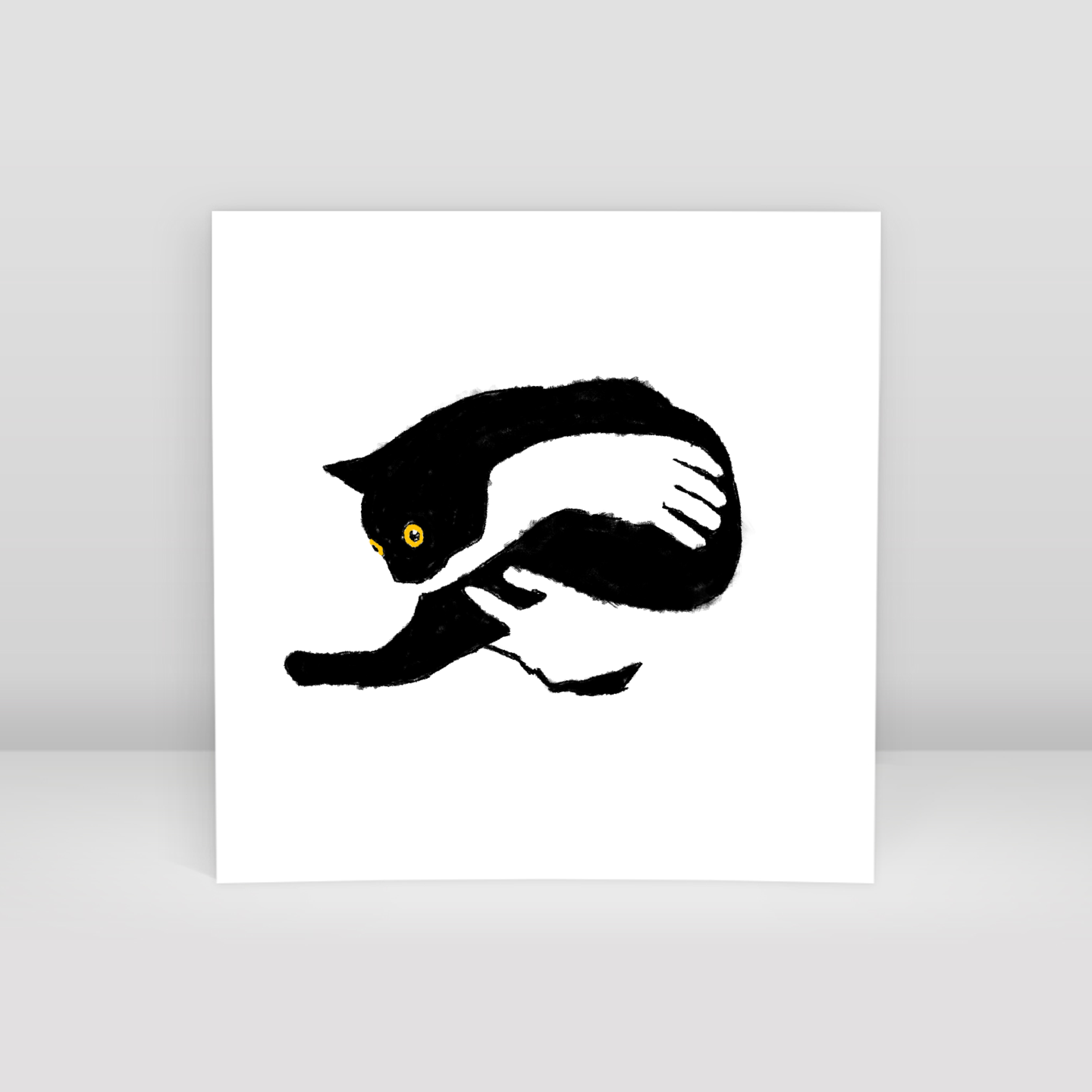 Hug A Cat - Art Print