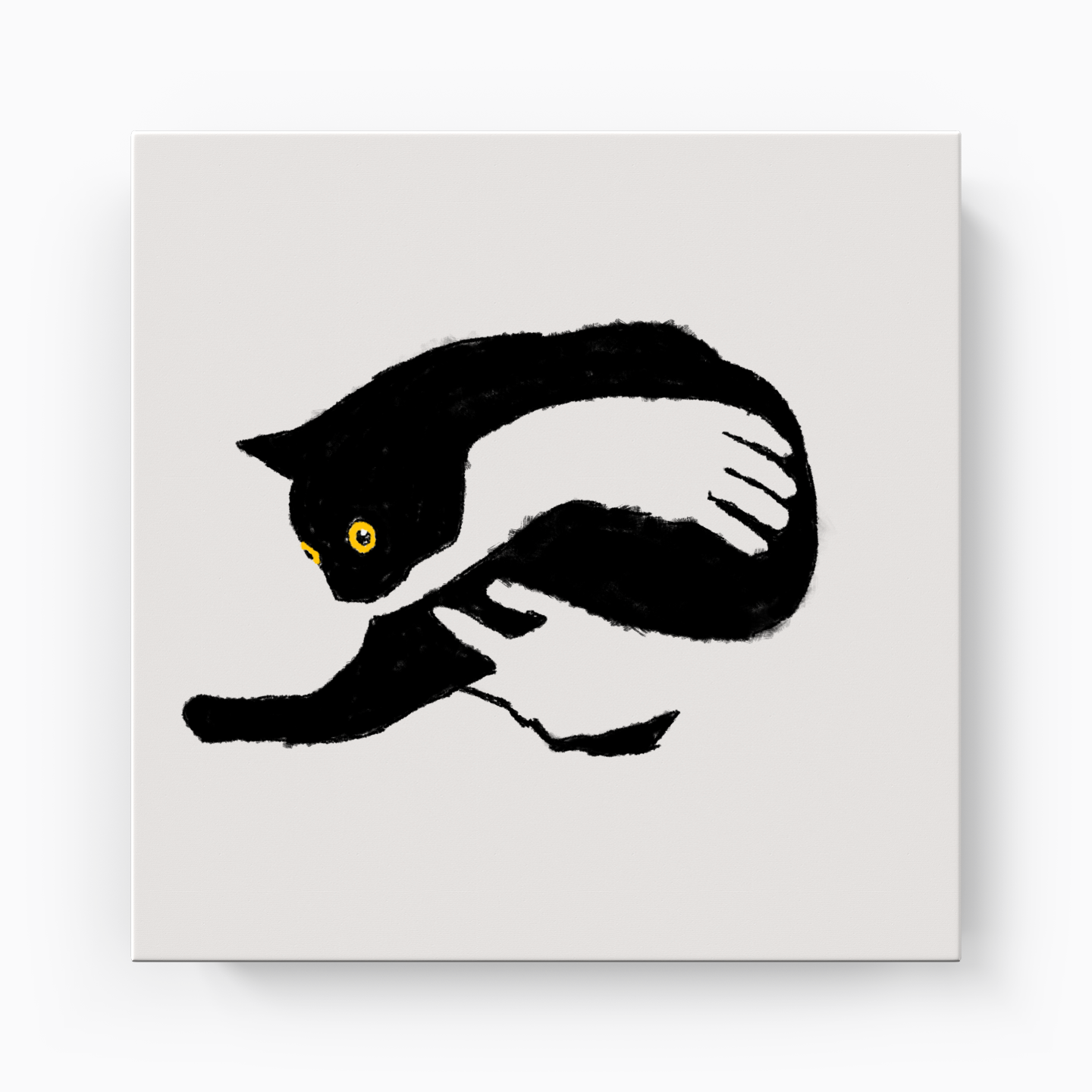 Hug A Cat - Canvas Print