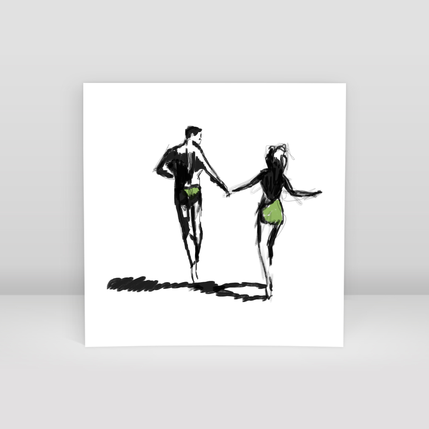 Run Away Banana - Art Print