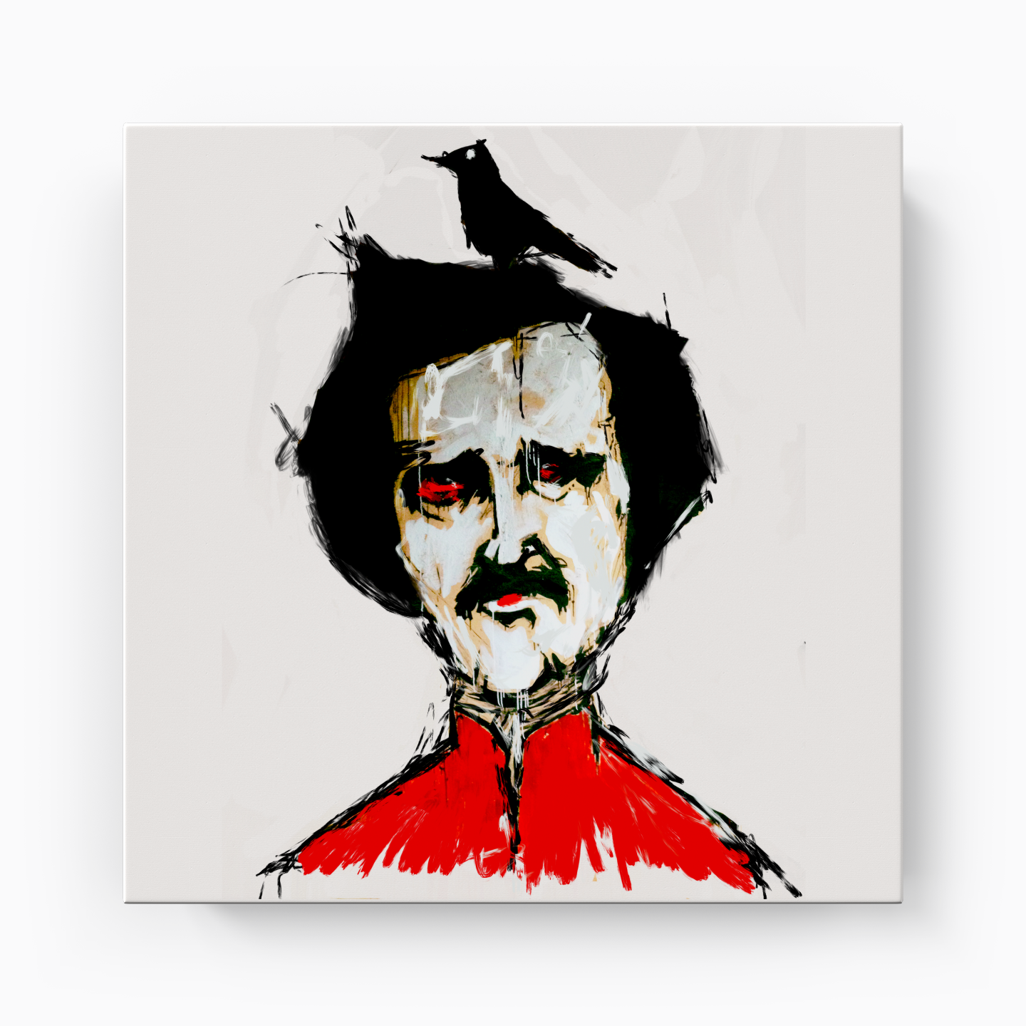 Edgar Allan Poe - Kanvas Tablo