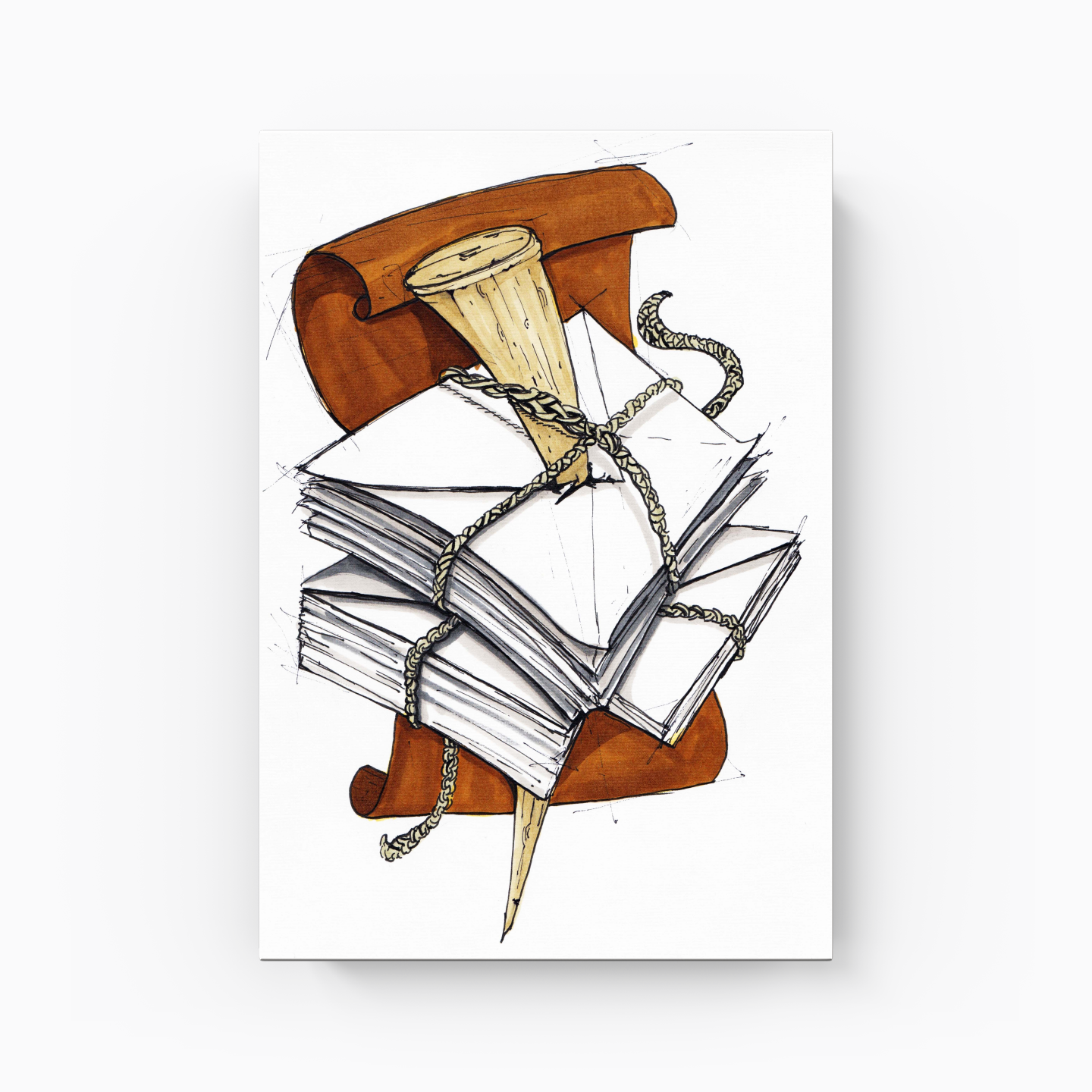 Book - Canvas Print