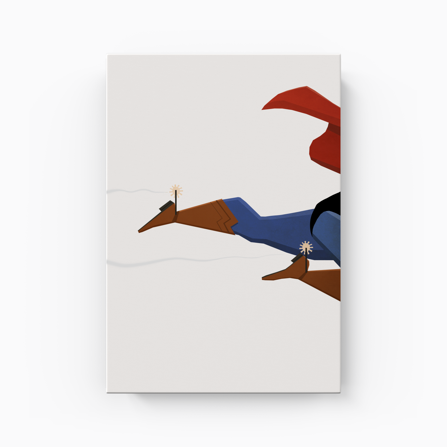 cowboy superman - Canvas Painting