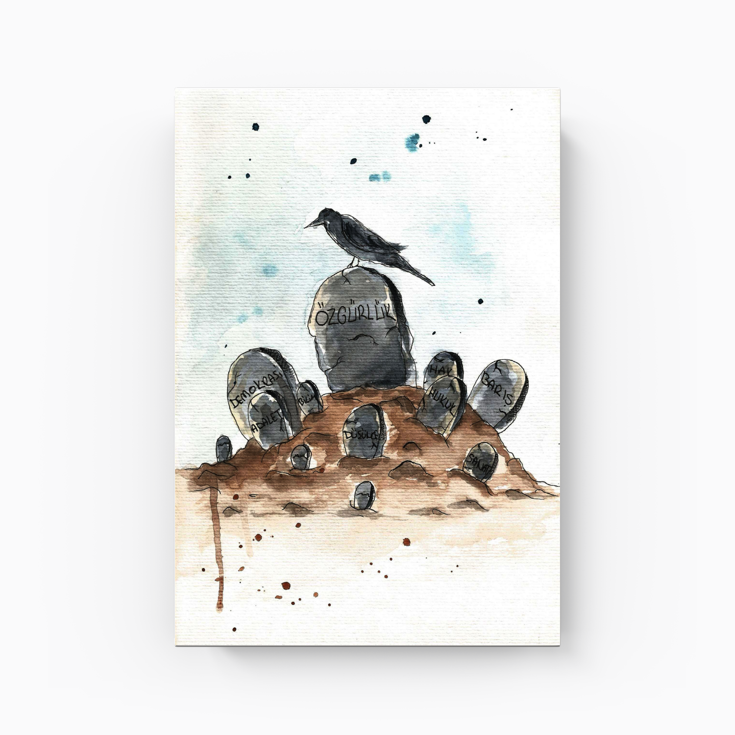 grave - Canvas Print