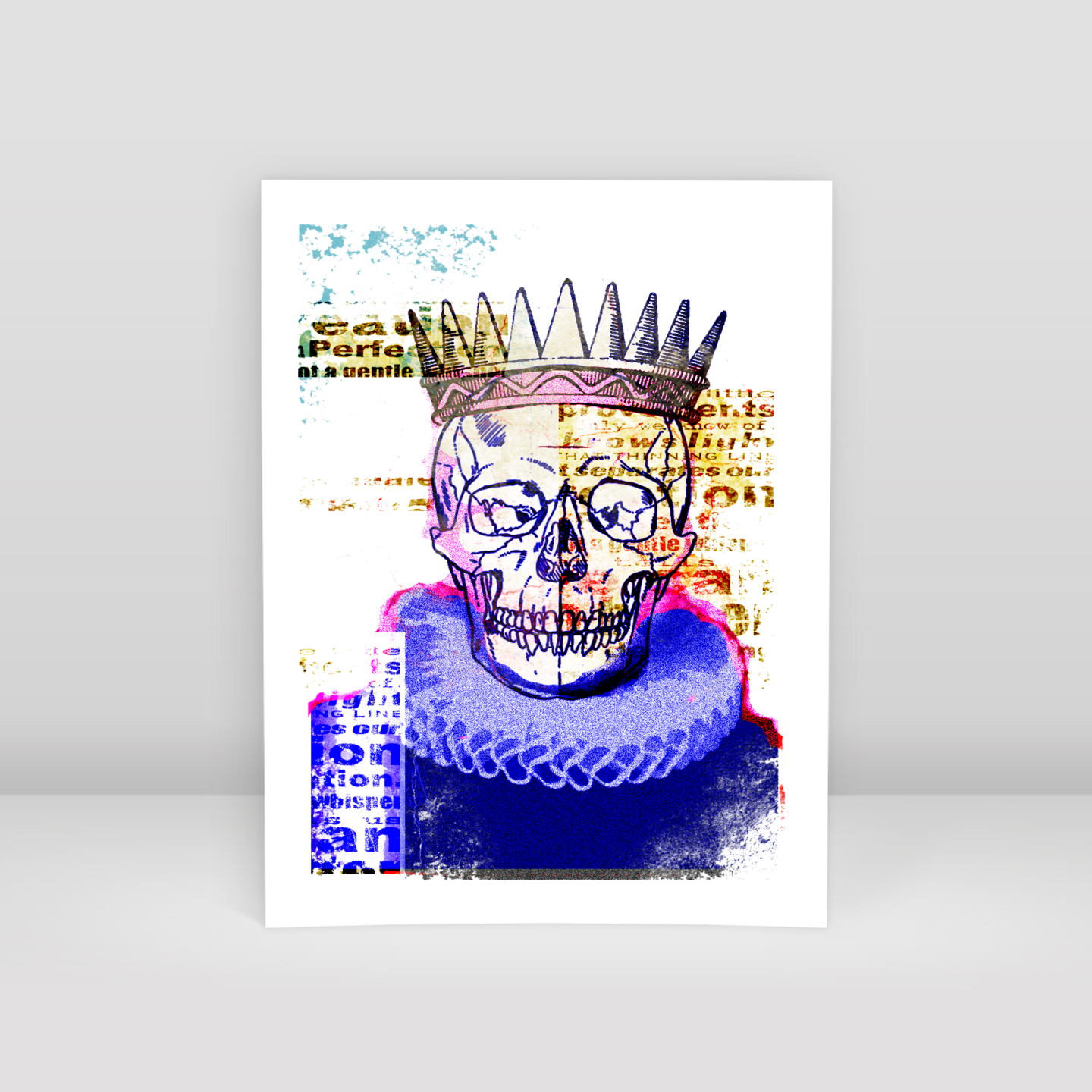 skullTshirt - Art Print