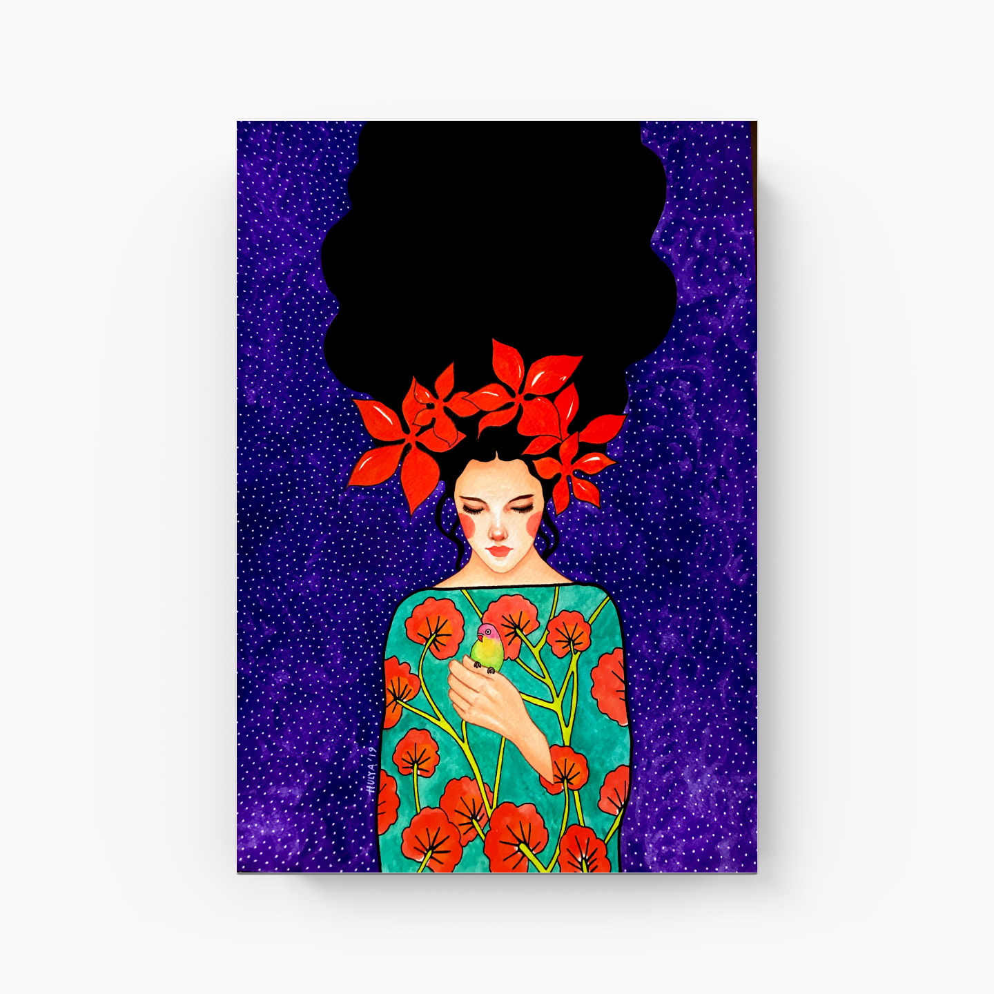 with all my love - Canvas Print