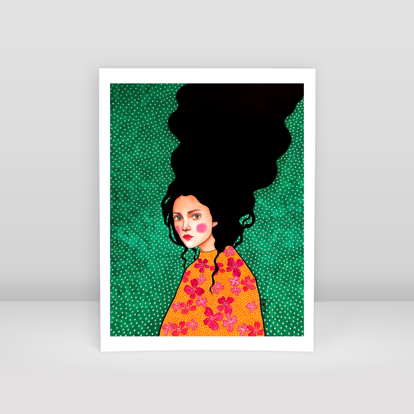 in secret to myself - Art Print