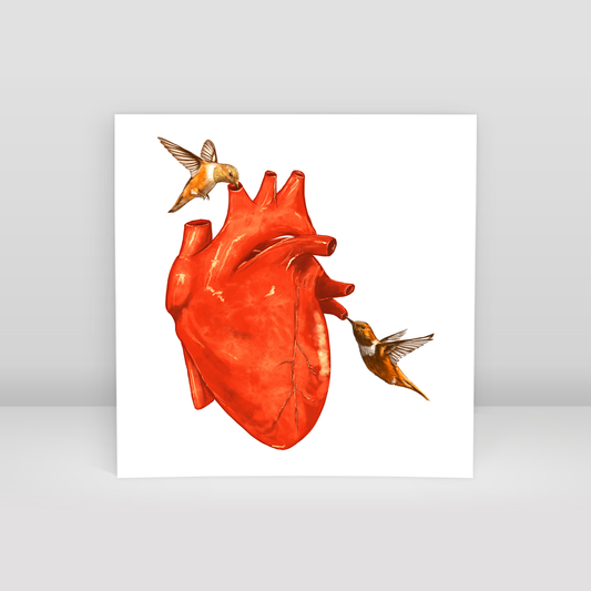 Bir kalp iki hayat - Art Print