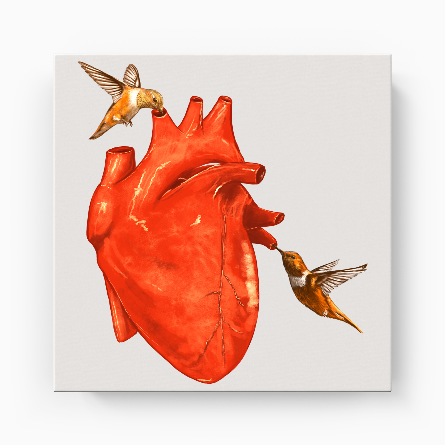 Bir kalp iki hayat - Kanvas Tablo