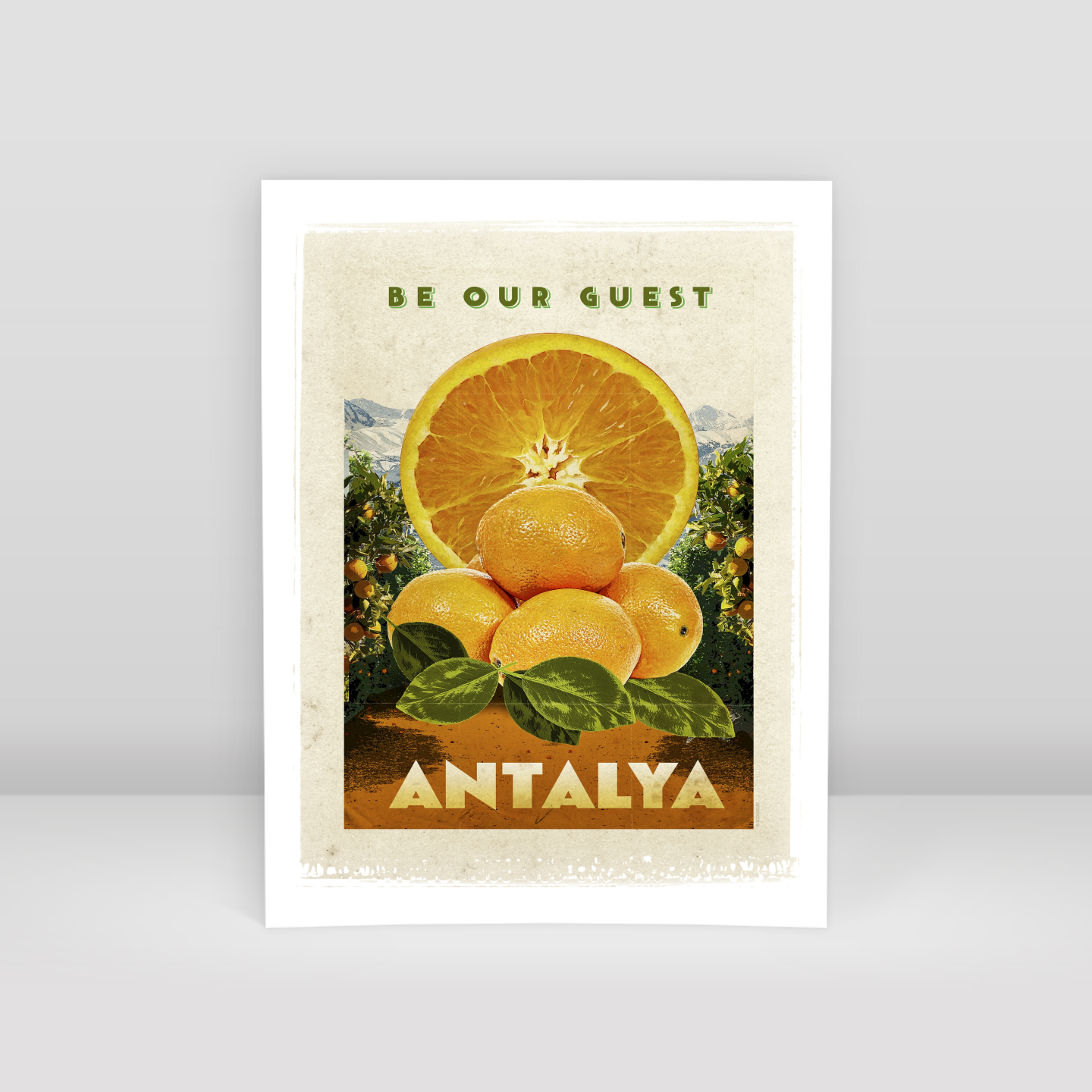 Antalya Orange - Art Print